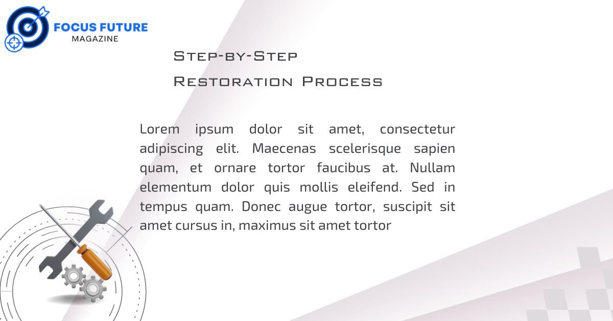 Step-by-Step Restoration Process
